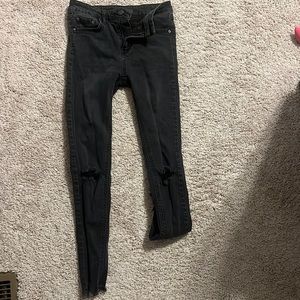 Wild fable black skinny ripped jeans